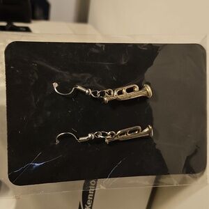 NWT Silver Trumpet Earrings
